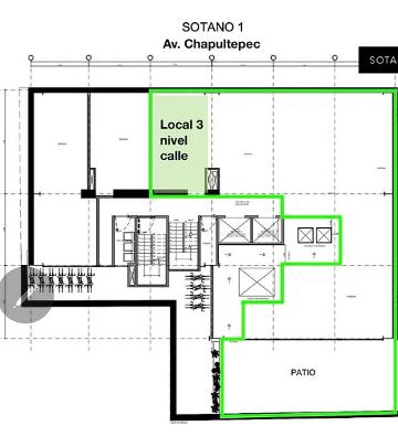 LOCAL A PIE DE CALLE EN VENTA EN ROMA NORTE