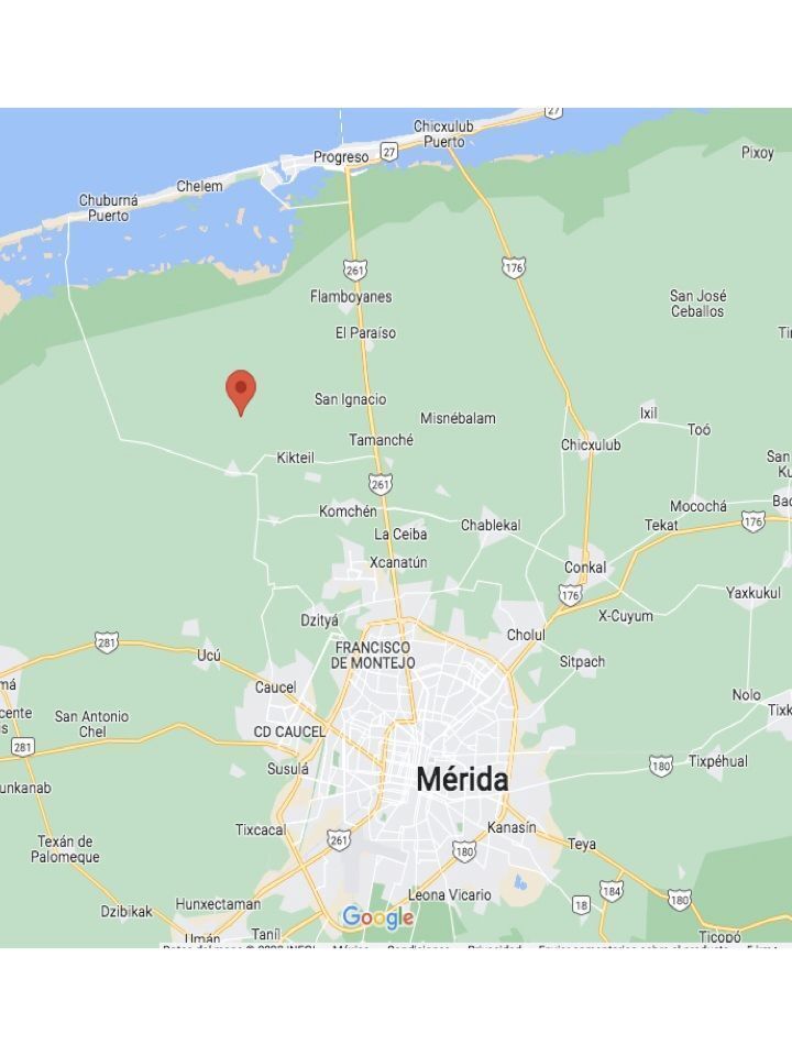 VENTA TERRENO NORTE DE MERIDA KIKTEIL