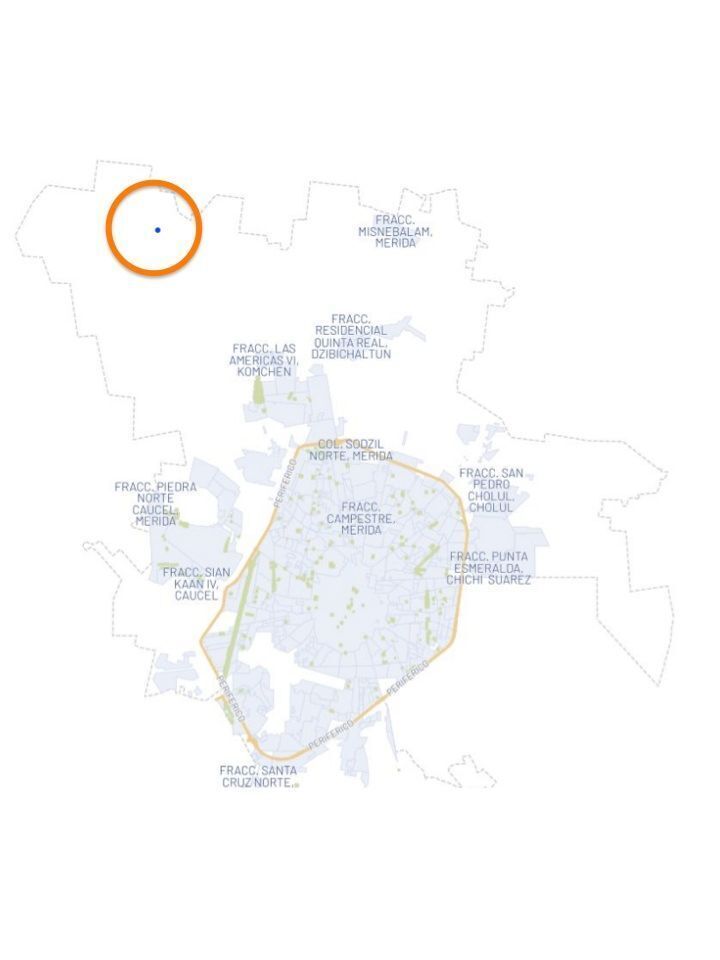 VENTA TERRENO NORTE DE MERIDA KIKTEIL