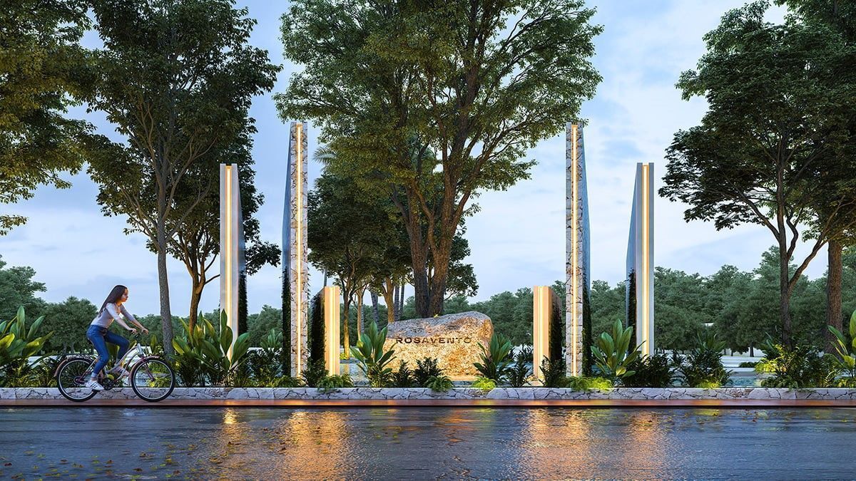 Se venden 3 terrenos juntos en Rosavento, Ciudad Maya